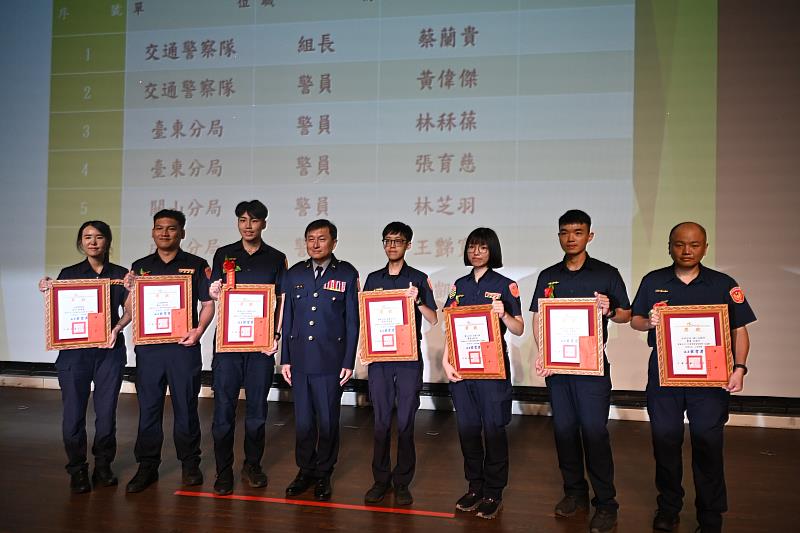 臺東慶警察節 展現卓越治安成果 共創安居樂業幸福城市