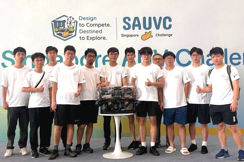 NYCU Student Team Reaches Finals at Singapore Autonomous Underwater Ve...