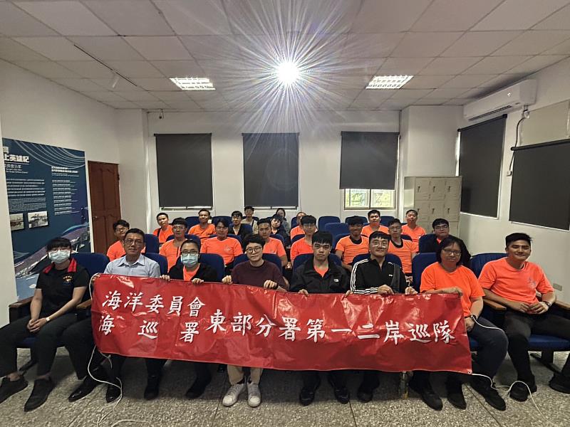 海巡署東部分署第一二岸巡隊辦理自傷防治教育講座 提升同仁自我保護意識