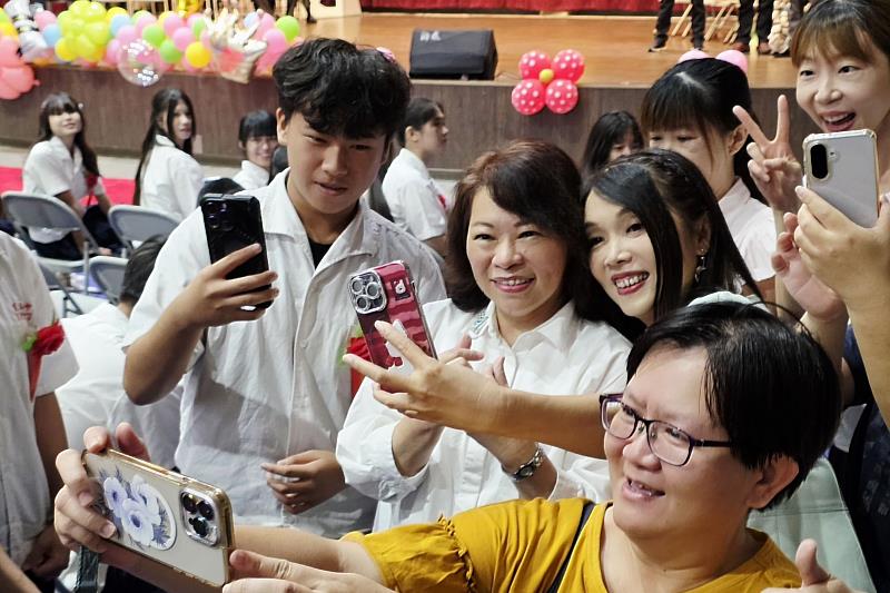 玉山國中第64屆畢業典禮。