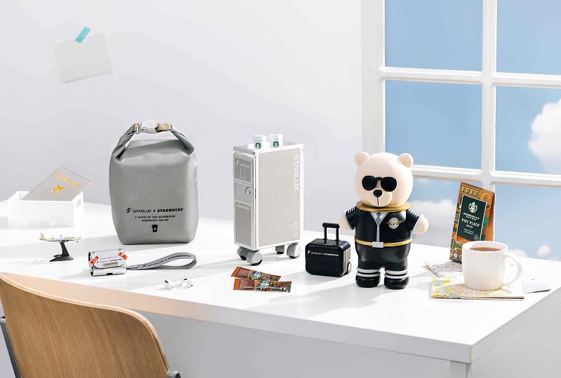 星宇航空+星巴克聯名系列萌翻登場,超人氣Bearista熊換上帥氣機師制服,帶著咖啡一起出發吧!