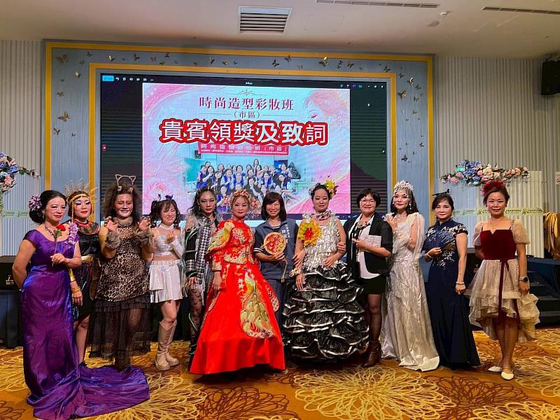 從零基礎到伸展台主角 臺東25位彩妝人才展現專業與創意