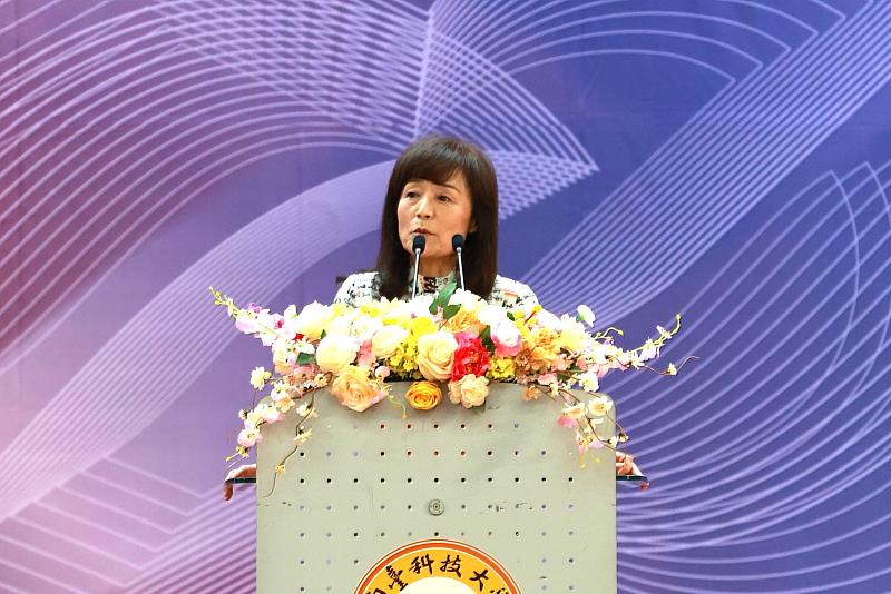 【貴賓致詞蘇慧貞董事長】南臺科大蘇慧貞董事長親臨 115 級畢業典禮致詞，給予即將步出校園的南臺學子最深切的期勉與祝福。