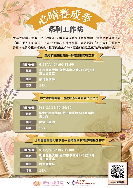 新竹市心晴養成季活動EDM