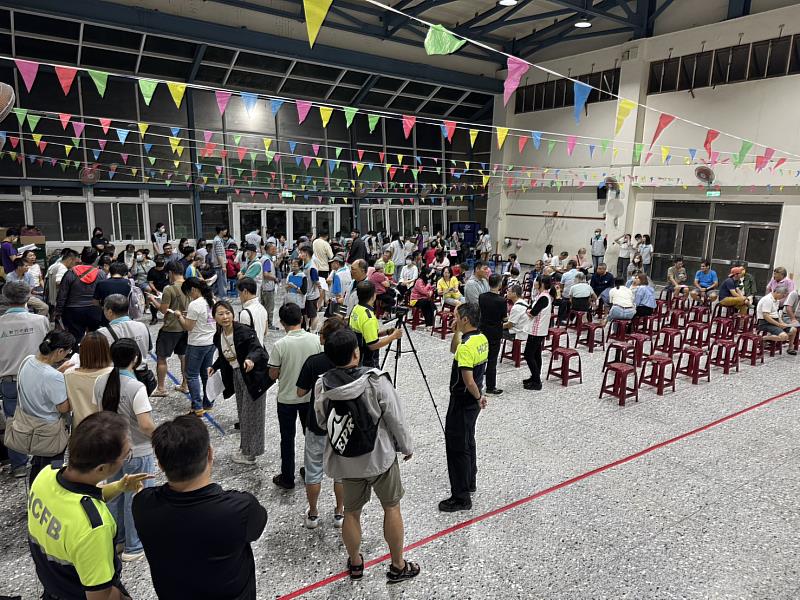 新竹市政府於6月14日召開高翠路氣爆災後說明會。