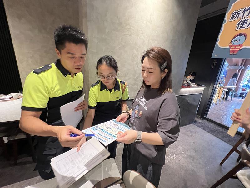 竹市府啟動全市使用瓦斯營業場所聯合稽查專案。