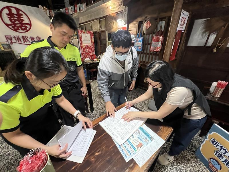 竹市府啟動全市使用瓦斯營業場所聯合稽查專案。