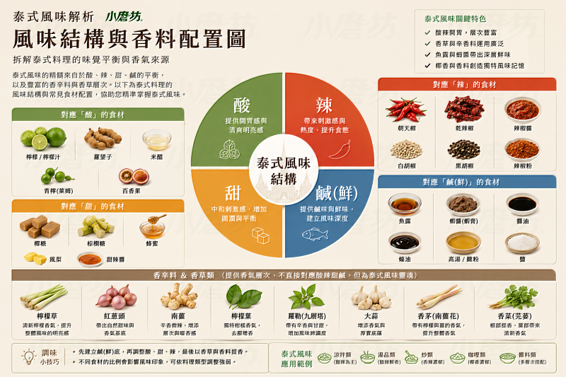 泰式風味結構與香料配置