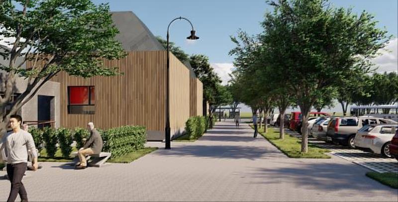 嘉義眷村生活文化館模擬圖。