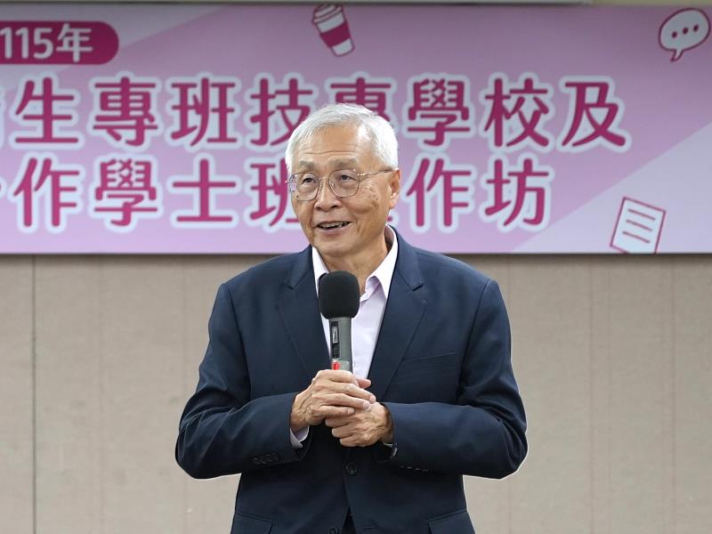 僑務委員會副委員長張良民致詞。