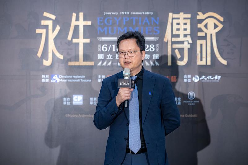 時藝多媒體傳播股份有限公司黃文德董事長致詞。時藝多媒體提供