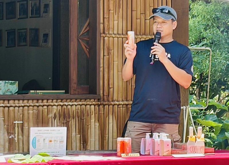 ️有限責任都歷部落農林生產合作社葉之幸經理分享。