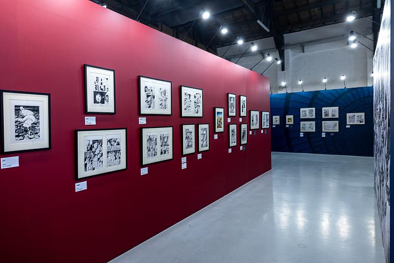 《伊藤潤二展 誘惑》 展覽現場空間。