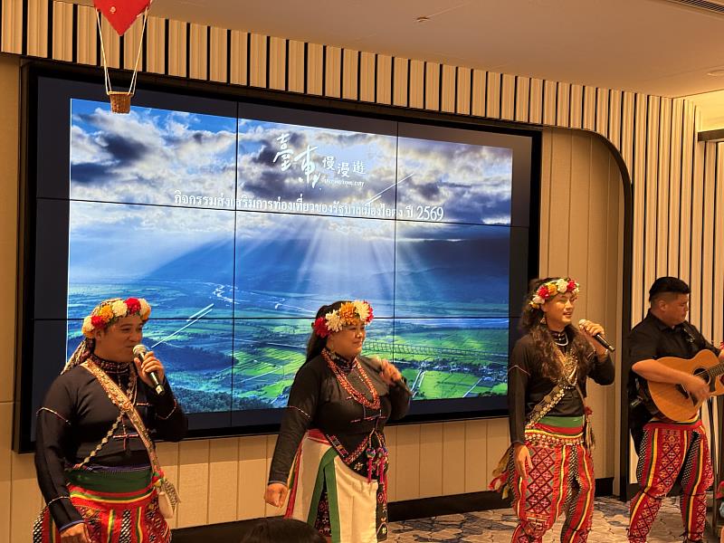台東慢旅魅力前進清邁 卑南族歌舞與山海風情驚豔泰國觀光市場