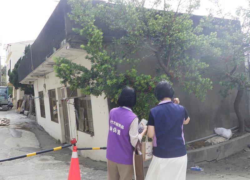 建物坍塌，同仁輔導房屋稅減免。