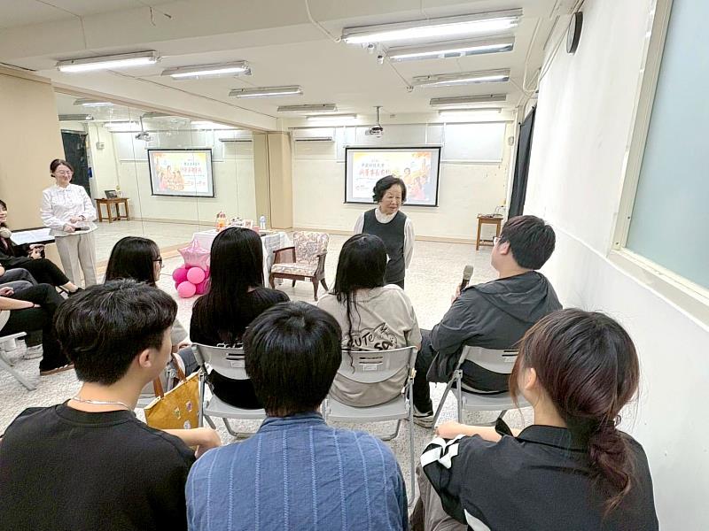 中國科大上官董事長給予學生溫暖回覆與指引(照片/校方提供)