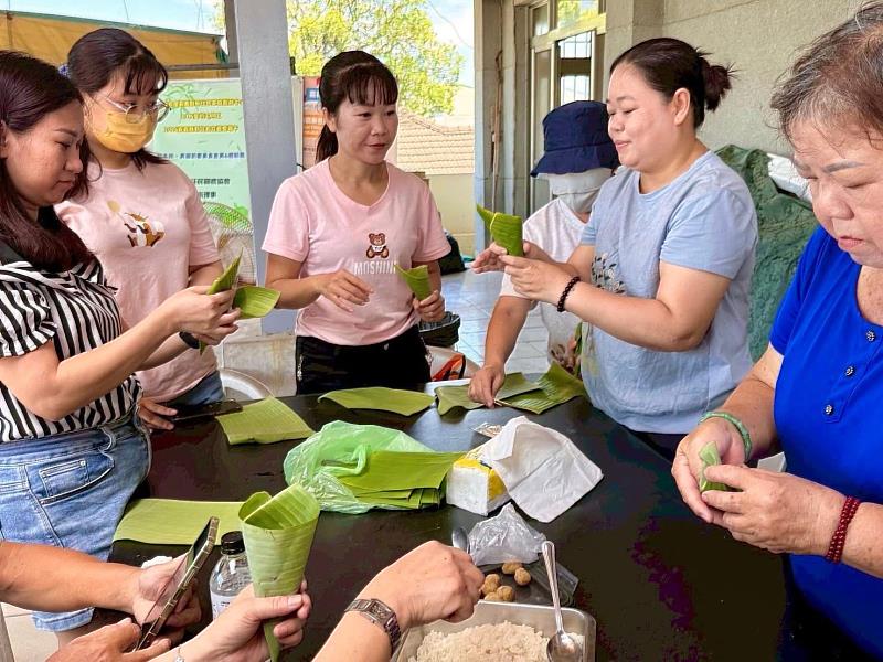 嘉義縣新住民慶端午：透過美食與花藝 共創多元共融生活圈