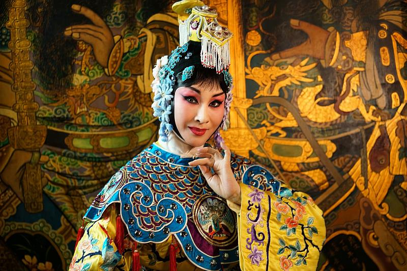 魏海敏藝師飾演虞姬一角，展露深厚戲曲表演功力。（攝影－范毅舜）