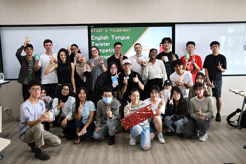 臺科大學電資學院、工程學院、應用科技學院與管理學院攜手舉辦第2屆「SDGs英文繞口令挑戰賽」，吸引23位台灣學生及7位國際生參加。