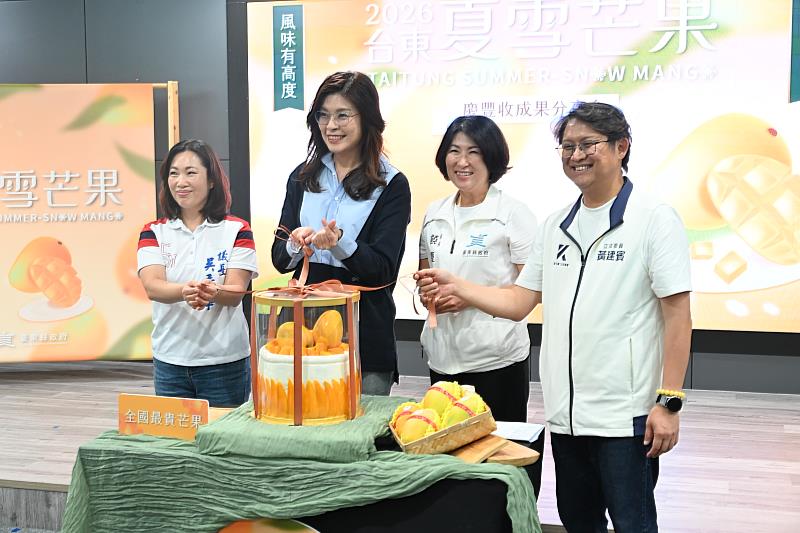 風味有高度 芒果界的LV 臺東夏雪芒果迎豐收 宅配熱銷估7月中完售