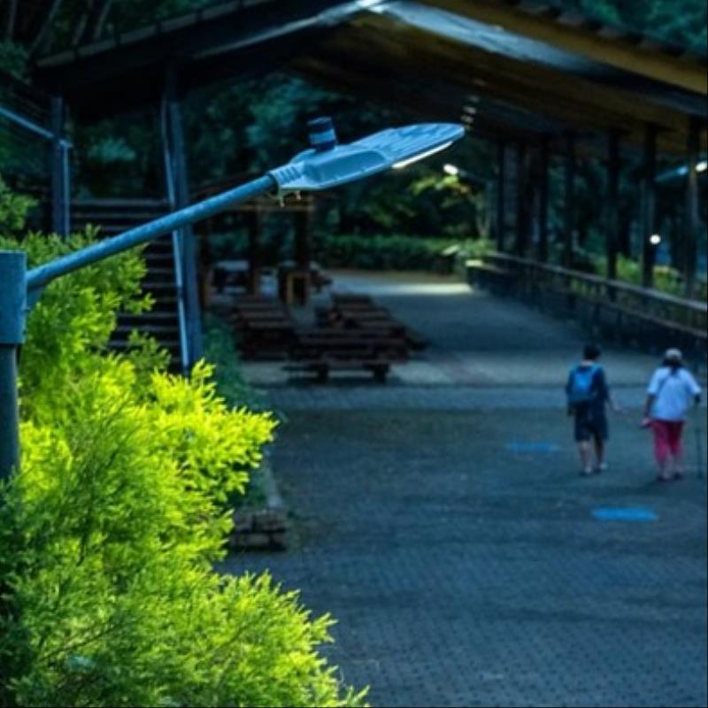 攜手光凌科技企業推動ESG專案，運用「ECOridge生態照明」系統將藍光控制在2%以下，成功減少70%光害，在確保夜間遊憩安全的同時，完美守護保育類「黃胸黑翅螢」的棲地。