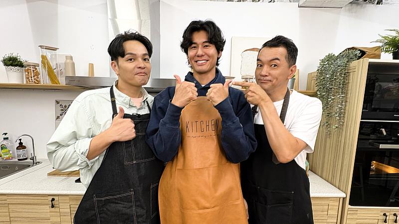 廚佛瑞德Fred、全聯先生邱彥翔與風田同台下廚，應景世足熱潮端出異國風味聚會料理。