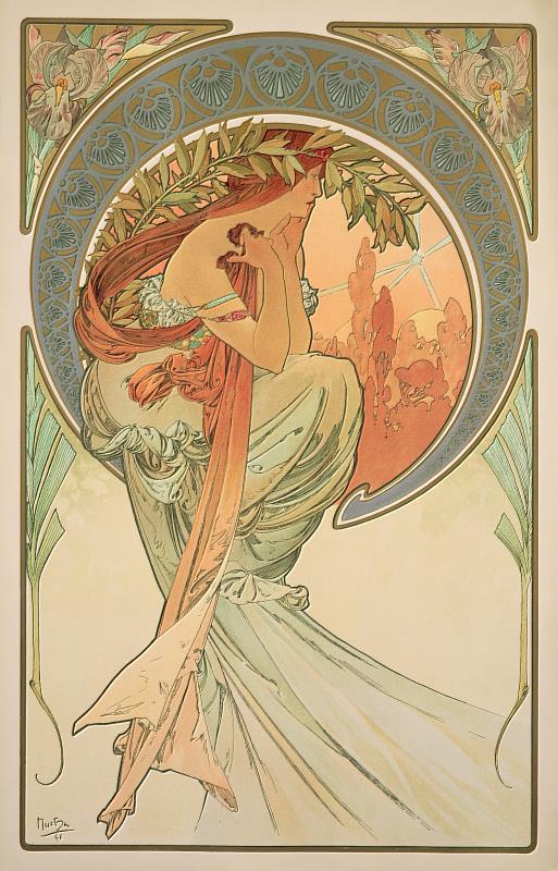 《藝術：詩歌》©Mucha Trust 2026