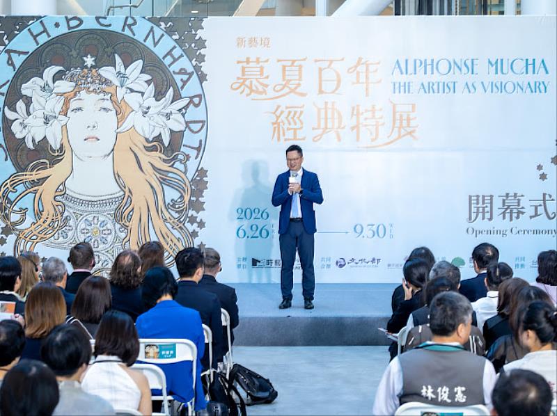 時藝多媒體傳播股份有限公司黃文德董事長致詞。 / 時藝多媒體拍攝