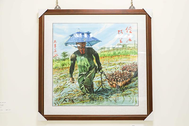 若竹兒書畫聯展慈善拍賣，7幅畫作拍得75萬元-5