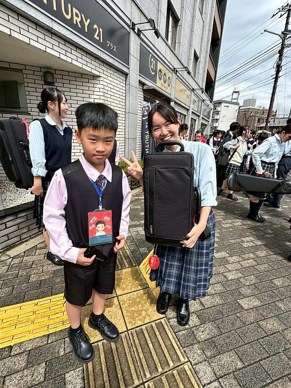 興嘉國小管樂團赴日本京都交流 以音樂跨越國界譜寫臺日友誼