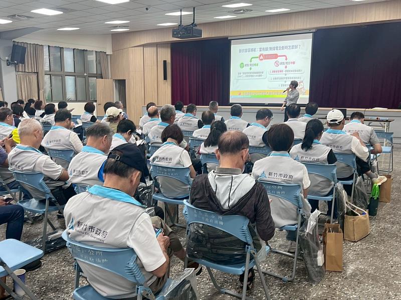 新竹市政府舉辦「民政系統強化防救災教育訓練」。