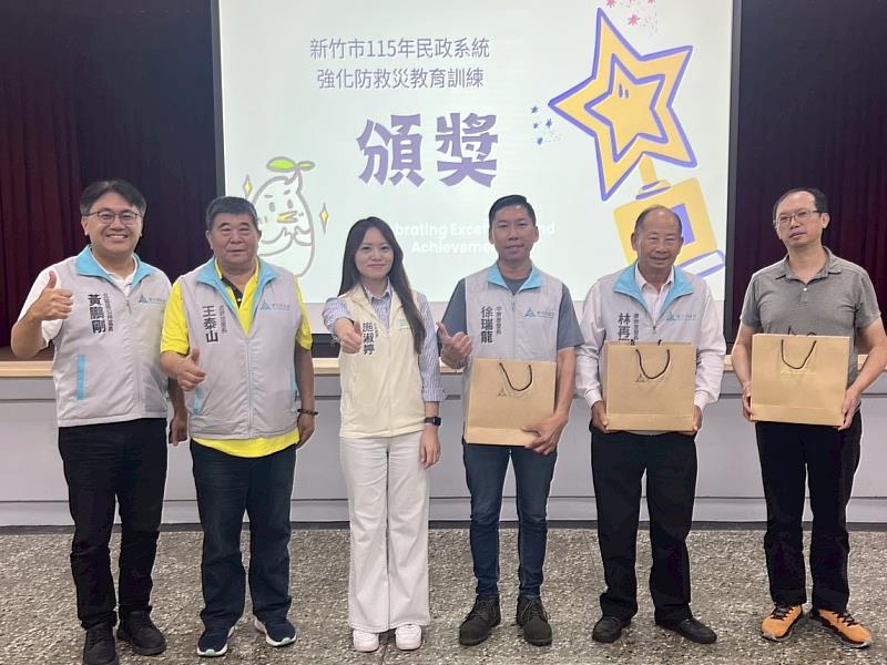 新竹市政府舉辦「民政系統強化防救災教育訓練」。