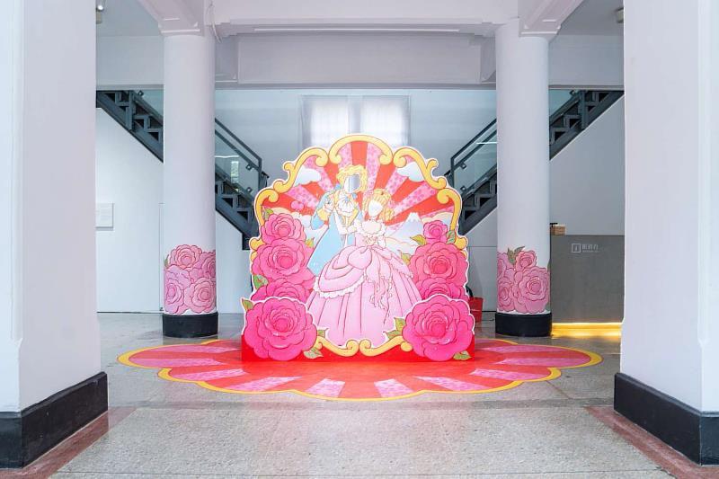 新竹市美術館「百合—直到觸及我們的情感象限」展場一隅。