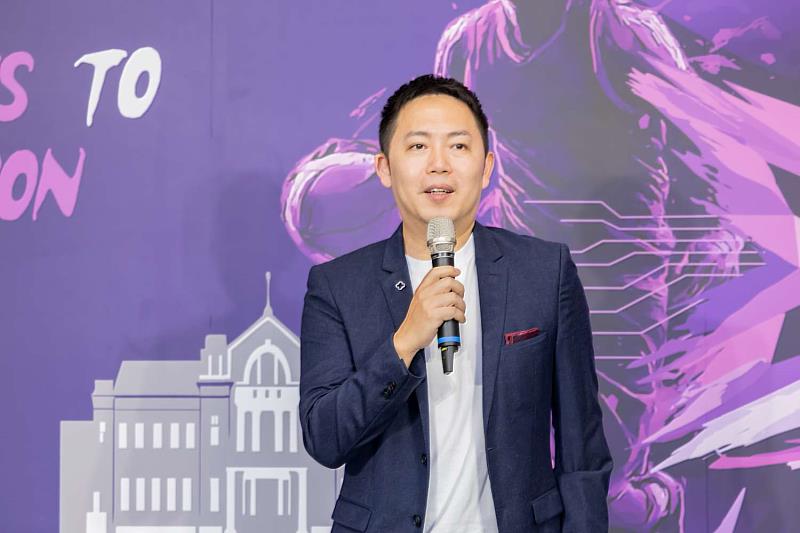 中華民國3x3籃球協會理事長吳同喬致詞。