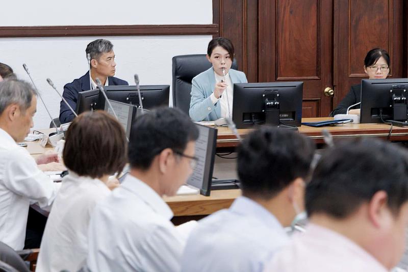 新竹市政府今日召開市務會議，由市長高虹安主持。