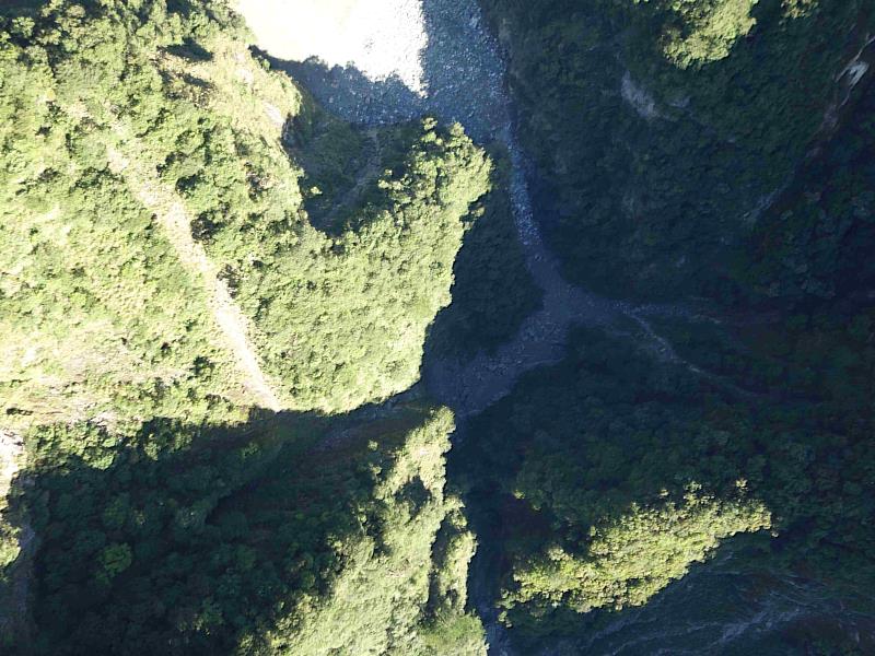 115年7月1日萬里溪堰塞湖空拍照