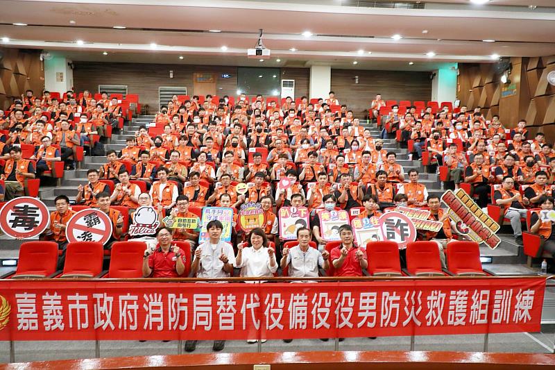 嘉義市召開115年替代役備役役男防災救護組訓練。