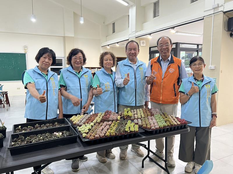 愛分享聚光計畫點亮偏鄉希望 救國團攜手大南國小手作仙人掌盆栽實現孩子夢想