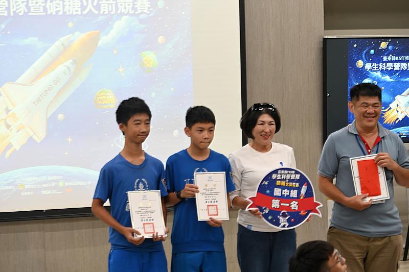 落實太空教育探究與實作!台東扮領頭羊 首辦國中硝糖火箭競賽