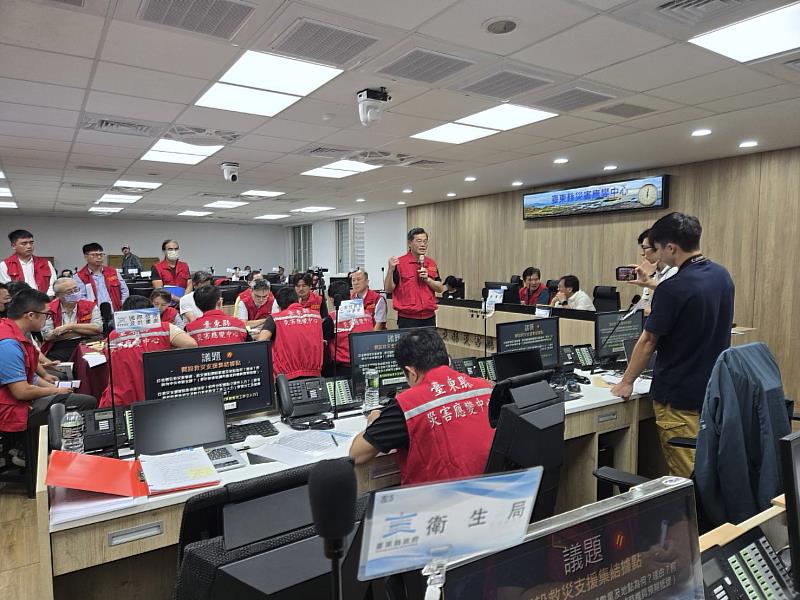 模擬縱谷7.3強震極端情境 臺東縣攜手中央舉辦「115年國家防災日大規模震災桌上推演」檢視通訊中斷應變韌性
