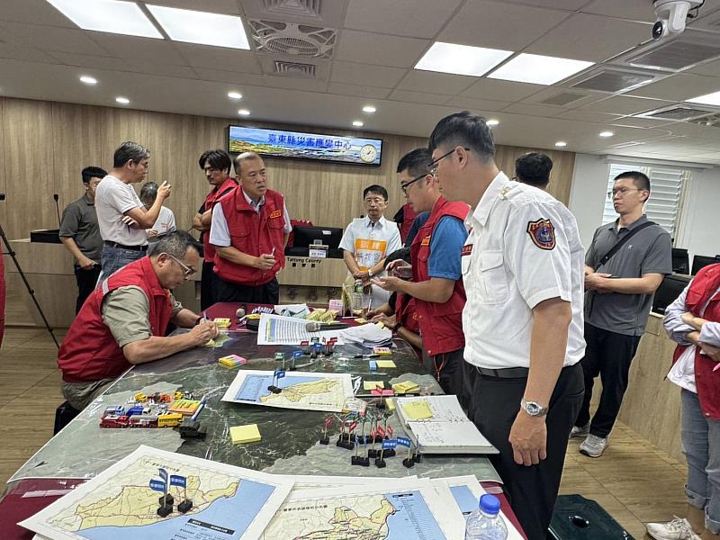 模擬縱谷7.3強震極端情境 臺東縣攜手中央舉辦「115年國家防災日大規模震災桌上推演」檢視通訊中斷應變韌性