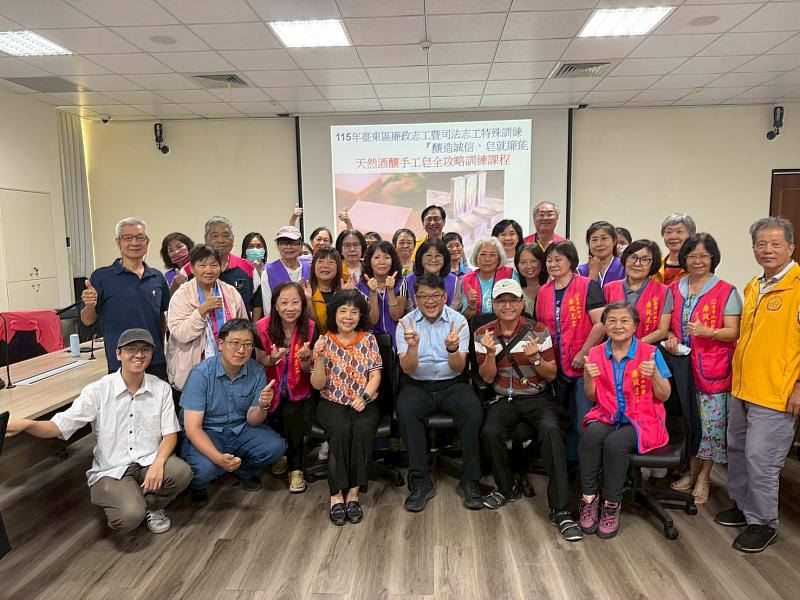 臺東縣政府攜手臺東院檢舉辦廉政志工特殊訓練。