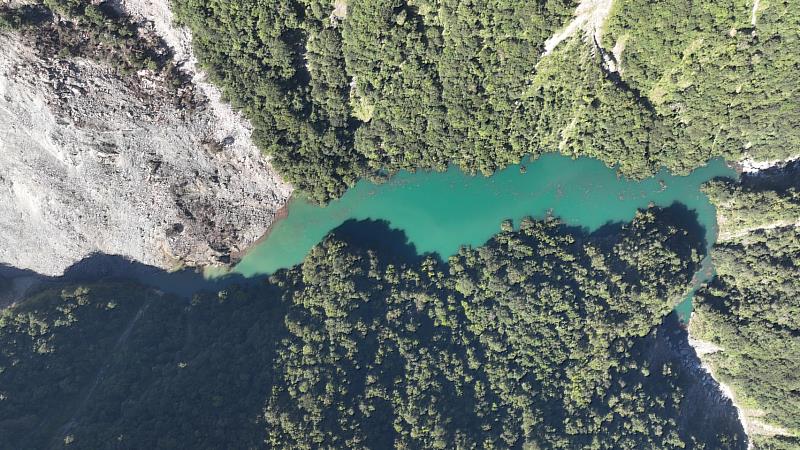 115年7月5日萬里溪堰塞湖空拍
