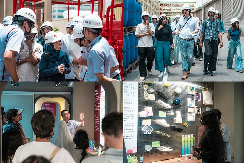 二、國際學生走訪大東樹脂化學公司,透過導覽認識臺灣材料科技與產業運作。
