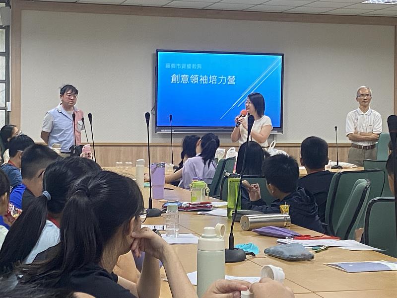 桃城創意領航 培育未來領袖 嘉市國小創意領袖培力營登場