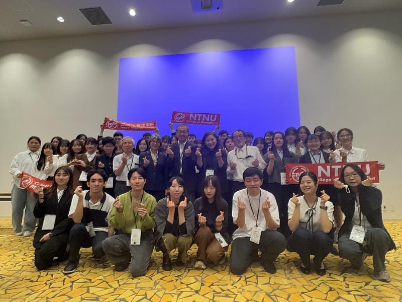 大阪公立大學師生與管理學院海外研修團合影留念，促進臺日學術交流。