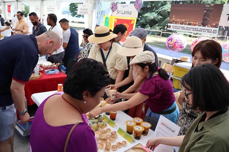 駐WTO代表團在WTO開放日之台灣美食攤位