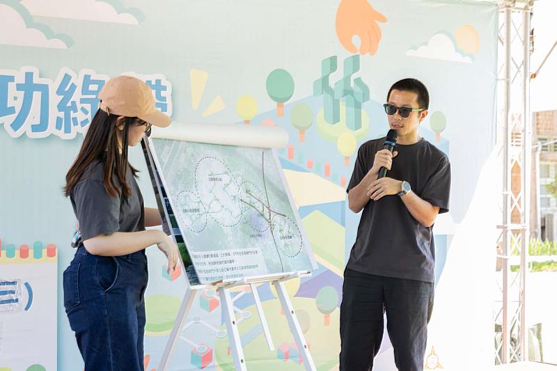 設計師簡報說明。
