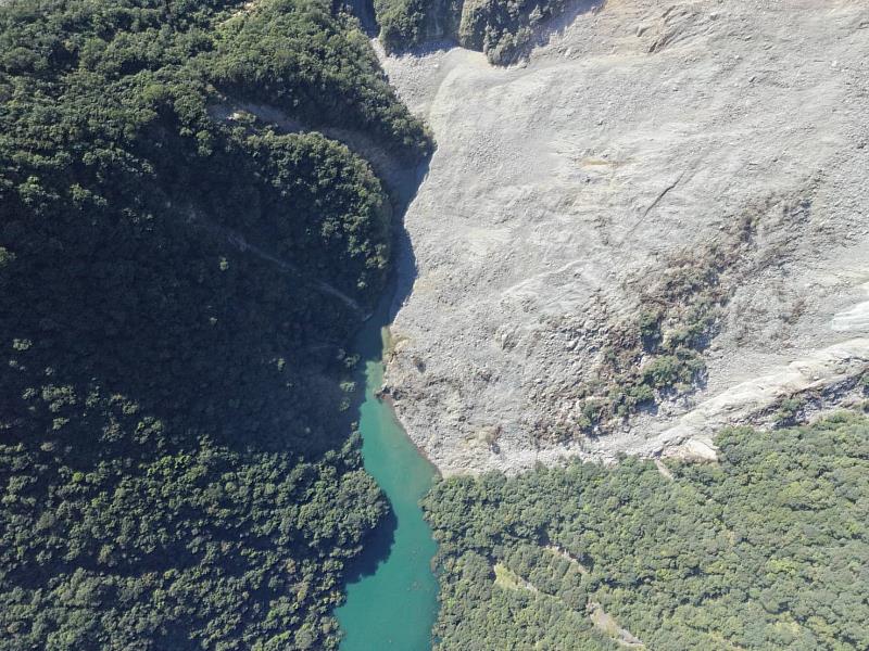 115年7月8日萬里溪堰塞湖空拍