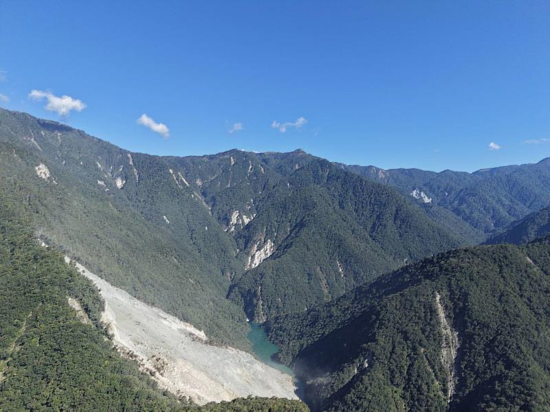115年7月8日萬里溪堰塞湖空拍